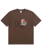 Working Hamster Tee – Cute Graphic T-Shirt
