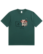 Working Hamster Tee – Cute Graphic T-Shirt