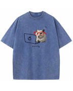 Working Hamster Tee – Cute Graphic T-Shirt