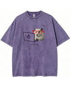 Working Hamster Tee – Cute Graphic T-Shirt