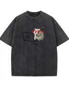 Working Hamster Tee – Cute Graphic T-Shirt
