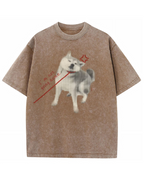 "I'm Not Going Home" Shiba Inu Graphic T-Shirt
