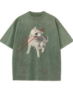 "I'm Not Going Home" Shiba Inu Graphic T-Shirt