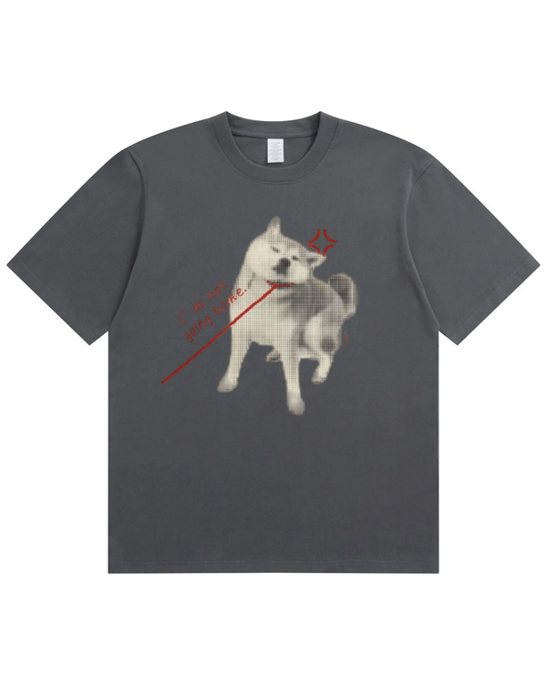 "I'm Not Going Home" Shiba Inu Graphic T-Shirt