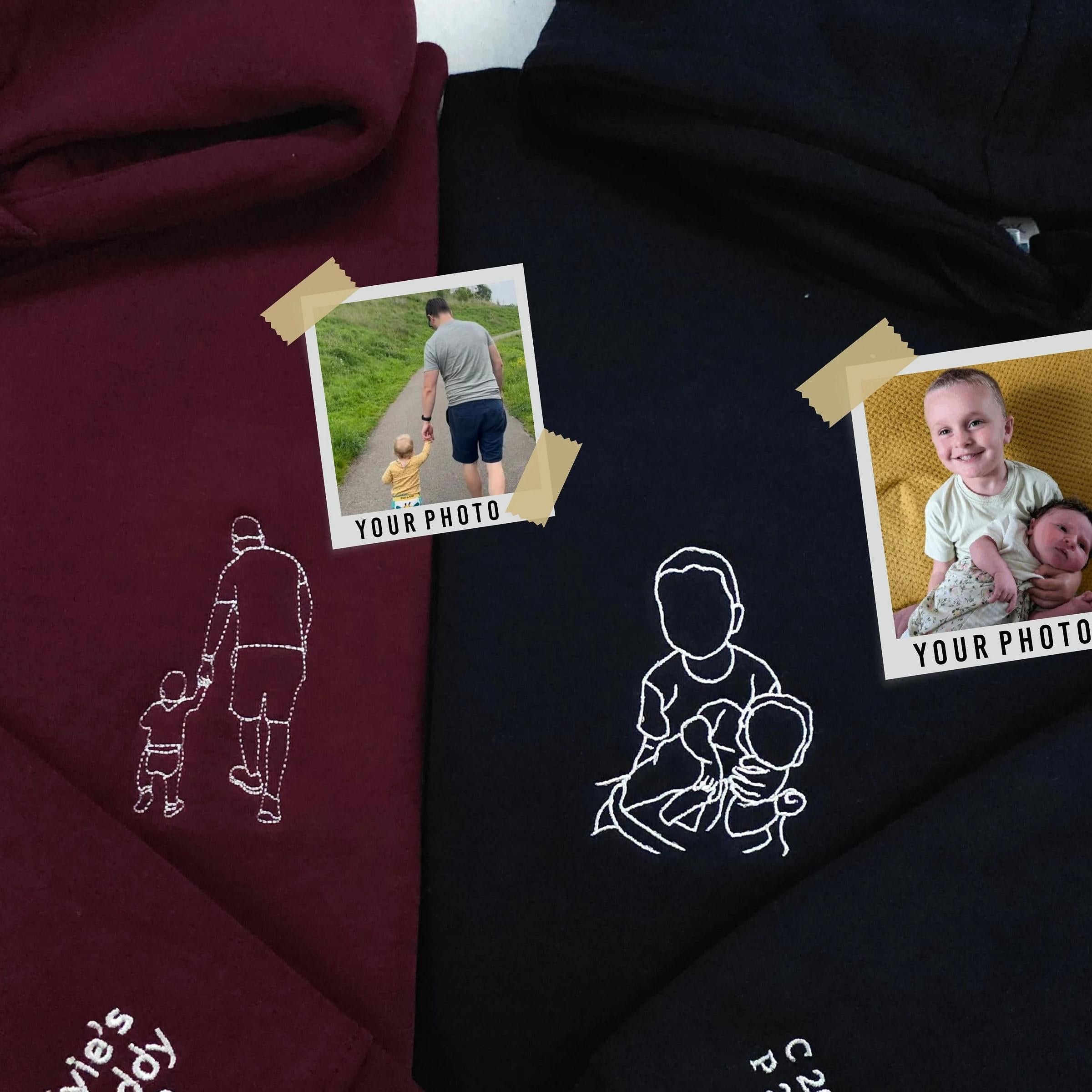 Custom Dad Photo Hoodie Main image