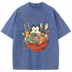 Pokemon Ramen Bowl Retro Cartoon Vintage Tee | Pokemon Anime