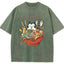 Pokemon Ramen Bowl Retro Cartoon Vintage Tee | Pokemon Anime