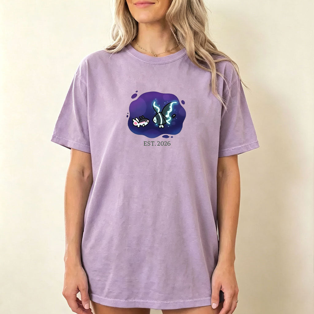 Cute Parent & Kid Lumineon Vintage Washed T-Shirt