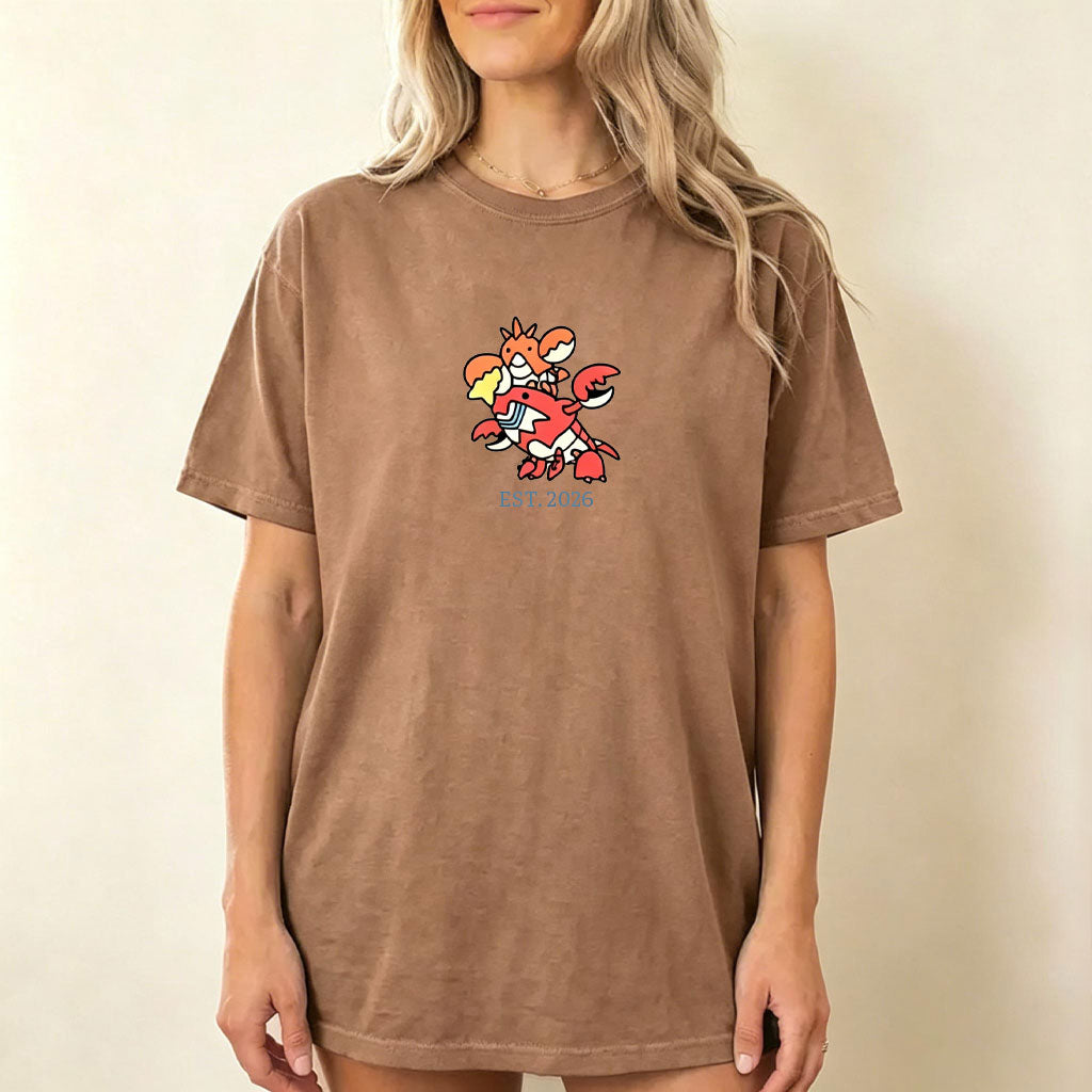 Cute Parent & Kid Clauncher Vintage Washed T-Shirt