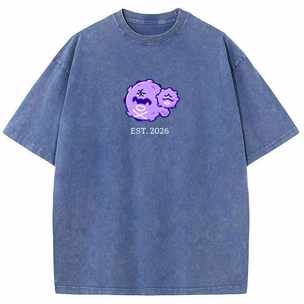 Cute Parent & Kid Koffing Vintage Washed T-Shirt Main image