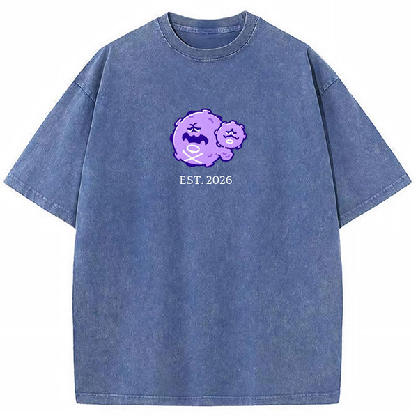 Cute Parent & Kid Koffing Vintage Washed T-Shirt