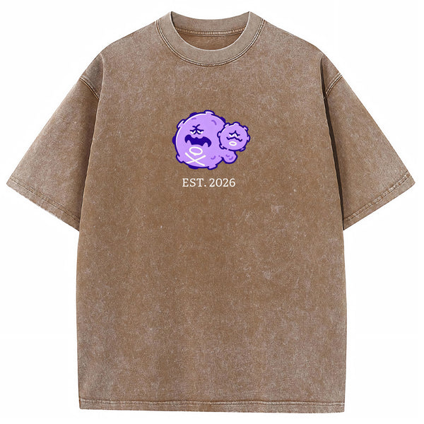 Cute Parent & Kid Koffing Vintage Washed T-Shirt