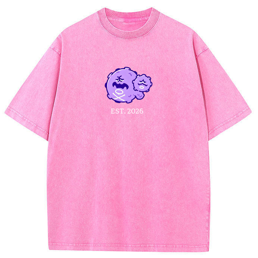 Cute Parent & Kid Koffing Vintage Washed T-Shirt