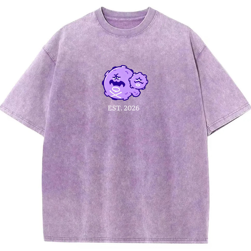 Cute Parent & Kid Koffing Vintage Washed T-Shirt
