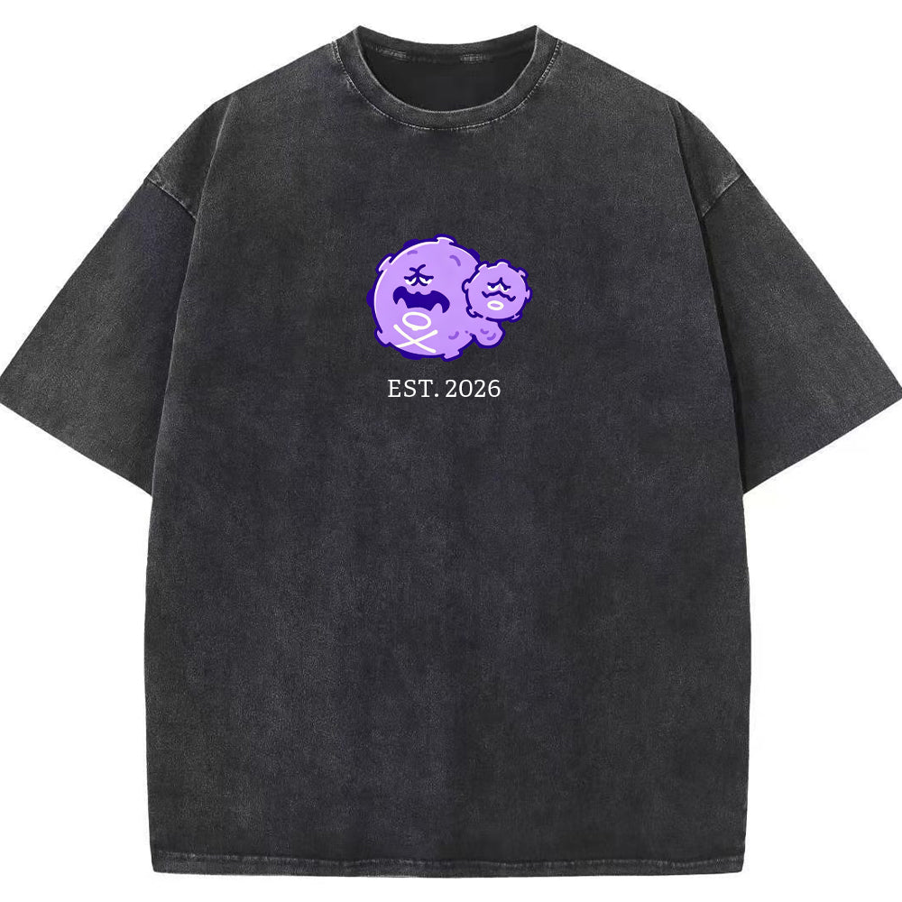 Cute Parent & Kid Koffing Vintage Washed T-Shirt
