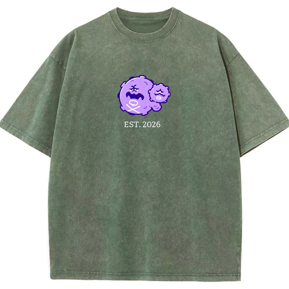 Cute Parent & Kid Koffing Vintage Washed T-Shirt Secondary image