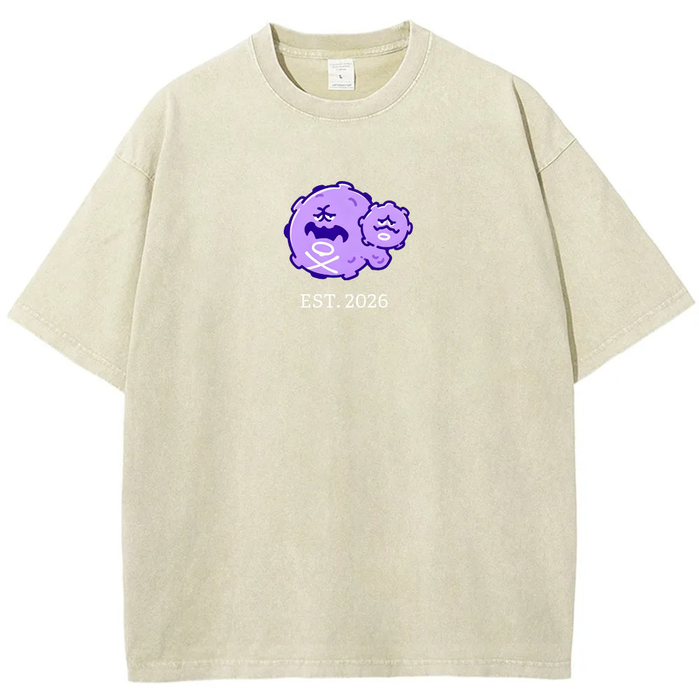 Cute Parent & Kid Koffing Vintage Washed T-Shirt