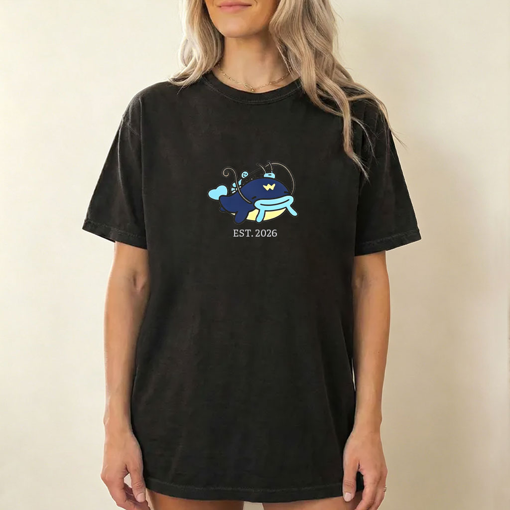 Cute Parent & Kid Wailord Vintage Washed T-Shirt Main image
