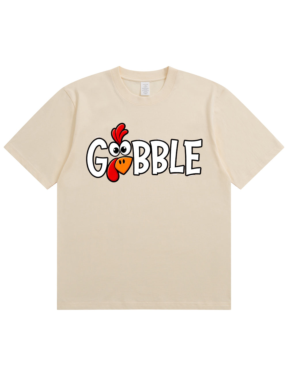 Funny Gobble Turkey Face T‑Shirt | Thanksgiving Fall Graphic Tee