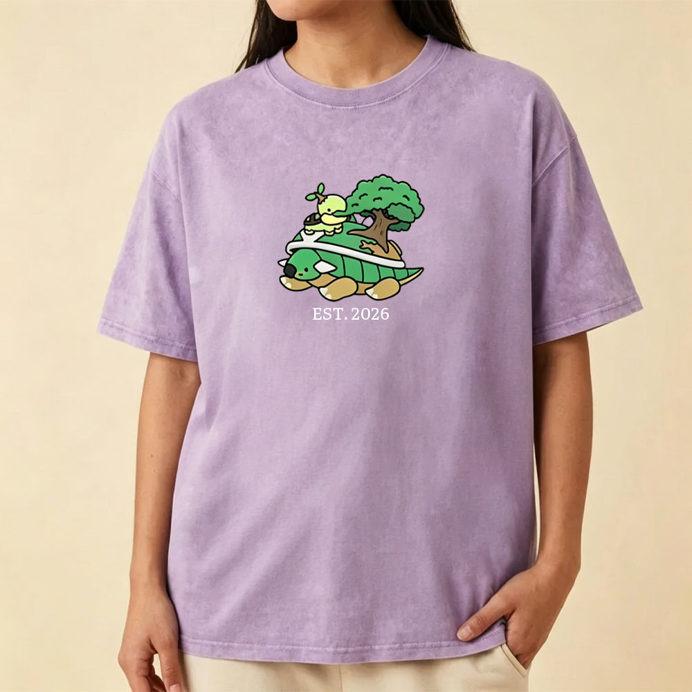 Cute Parent & Kid Torterra Vintage Washed T-Shirt Secondary image