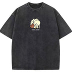 Cute Parent & Kid Arcanine Vintage Washed T-Shirt