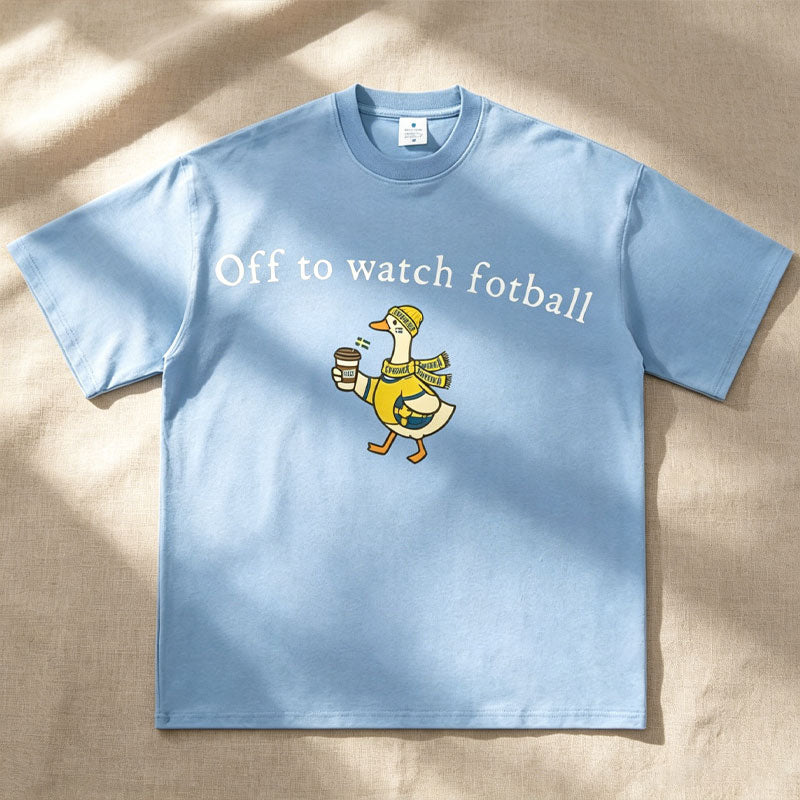 Off to watch fotball T-shirt Main image