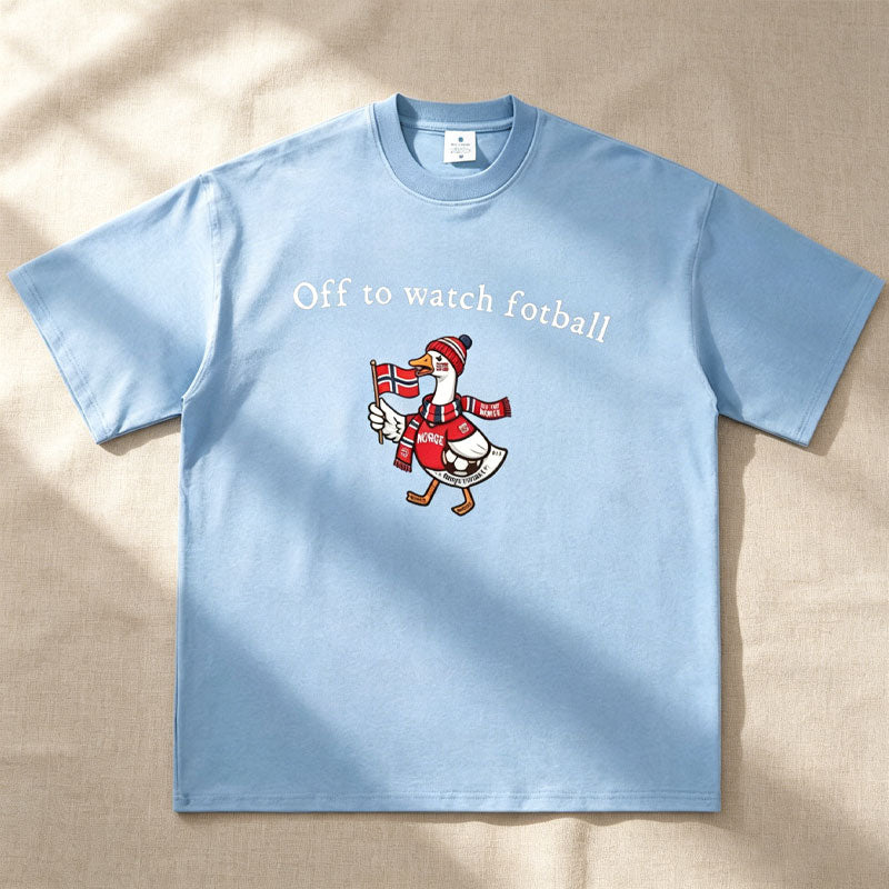 Off to watch fotball T-shirt Norwegian Pride Main image