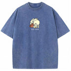 Cute Parent & Kid Arcanine Vintage Washed T-Shirt