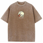 Cute Parent & Kid Arcanine Vintage Washed T-Shirt