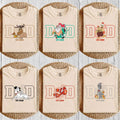 Custom Cartoon Dad Est Year Tee