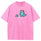 Cute Parent & Kid Feraligatr Vintage Washed T-Shirt