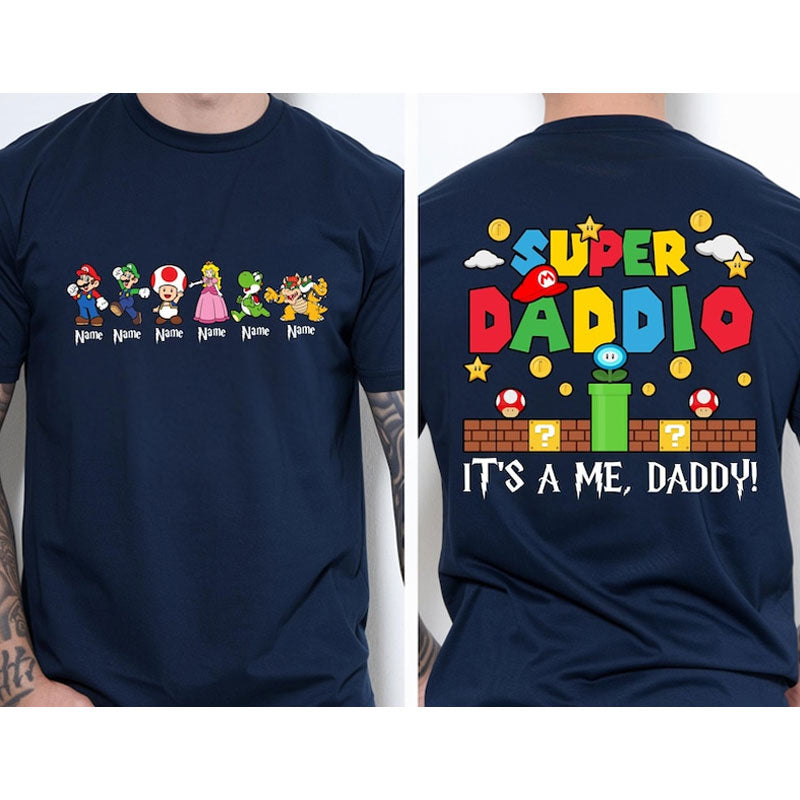 Personalized Super Daddio Shirt