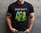 Personalized DadCraft Shirt, Gamer Dad DadCraft Tee