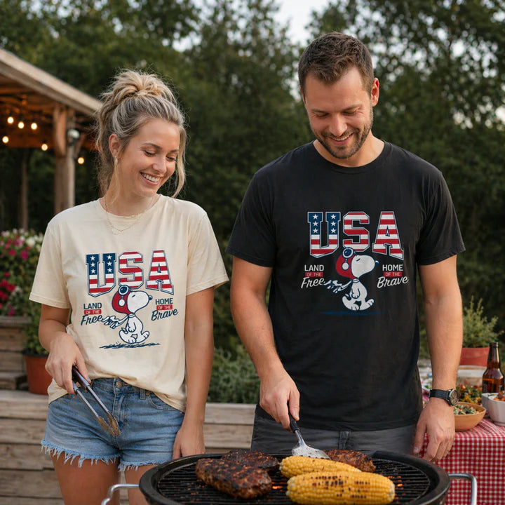 USA Land Of The Free T-Shirt Secondary image