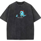 Cute Parent & Kid Feraligatr Vintage Washed T-Shirt