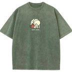 Cute Parent & Kid Arcanine Vintage Washed T-Shirt