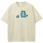 Cute Parent & Kid Feraligatr Vintage Washed T-Shirt