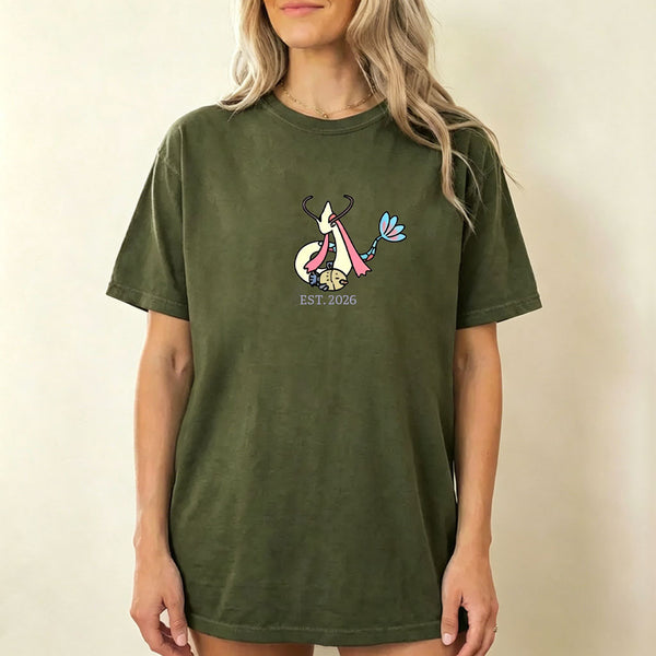 Cute Parent & Kid Milotic Vintage Washed T-Shirt
