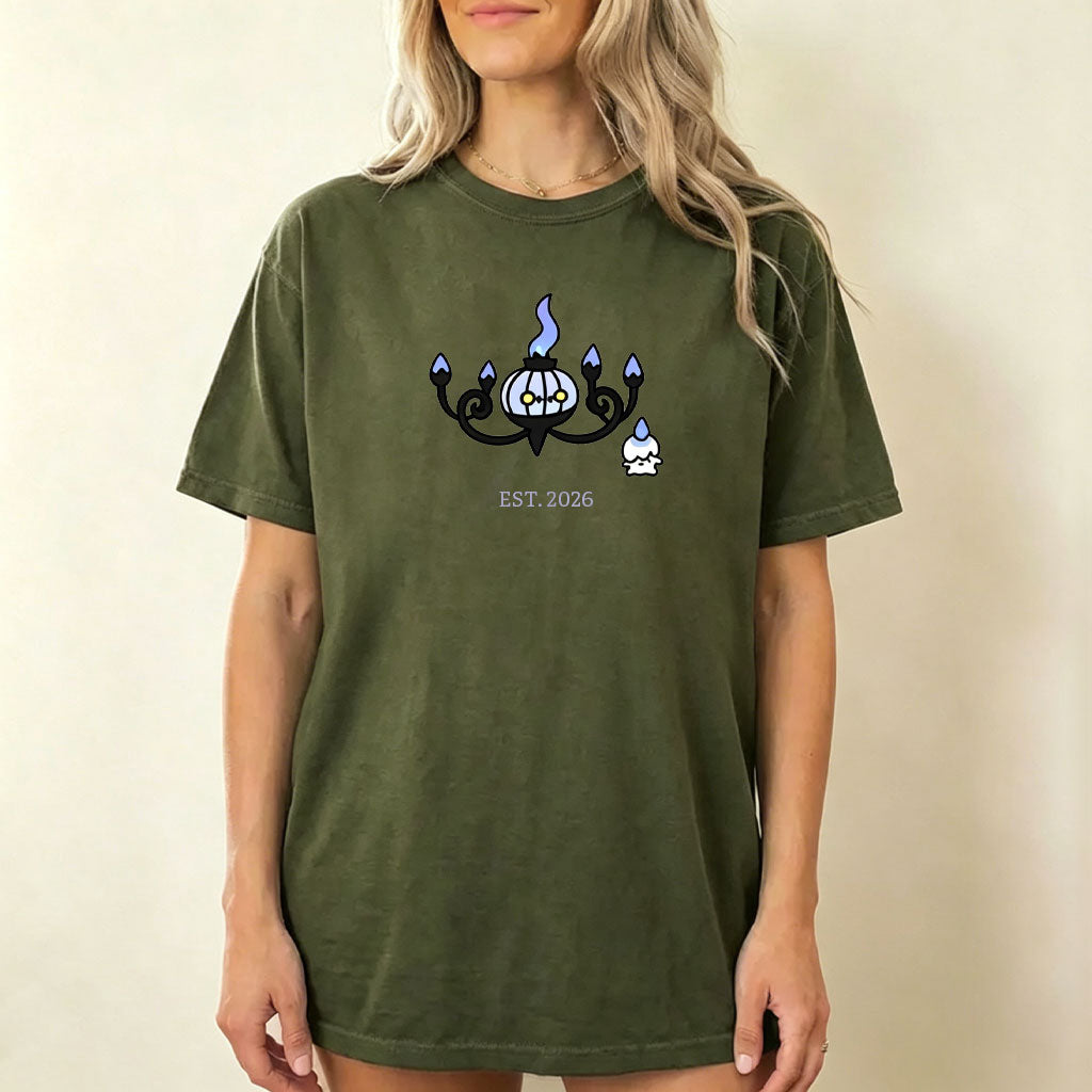 Cute Parent & Kid Chandelure Vintage Washed T-Shirt Secondary image