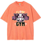 Grunge Ghost Gym Gengar Wash Vintage Tee | Pokemon Anime