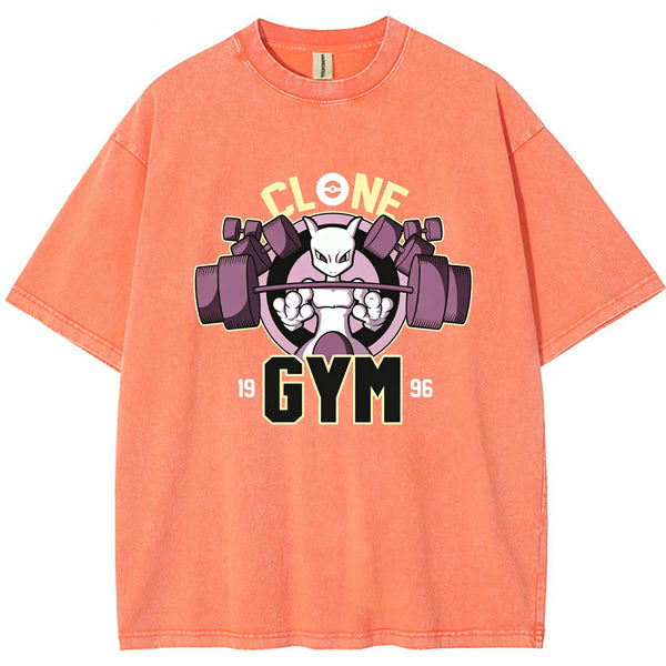 Grunge Ghost Gym Gengar Wash Vintage Tee | Pokemon Anime