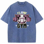 Grunge Ghost Gym Gengar Wash Vintage Tee | Pokemon Anime