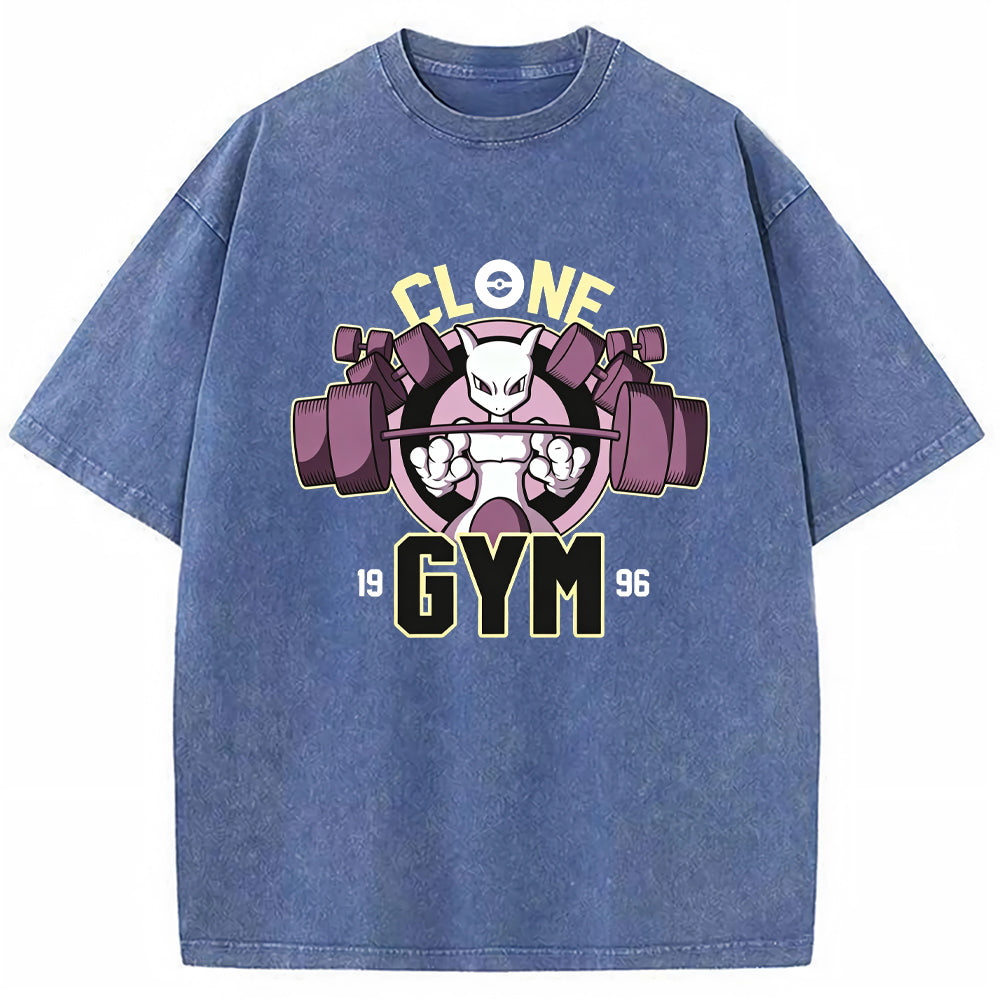 Grunge Ghost Gym Gengar Wash Vintage Tee | Pokemon Anime