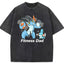 Fitness Dad Marshtomp Mudkip Gym Cartoon Vintage Washed T-Shirt