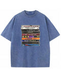 Vintage Washed 90s R&B Cassette Tape Graphic T Shirt
