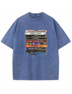 Vintage Washed 90s R&B Cassette Tape Graphic T Shirt