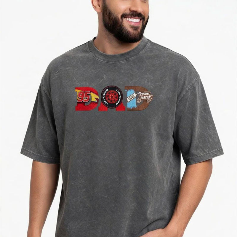 Embroidered DAD Lightning McQueen Shirt Secondary image