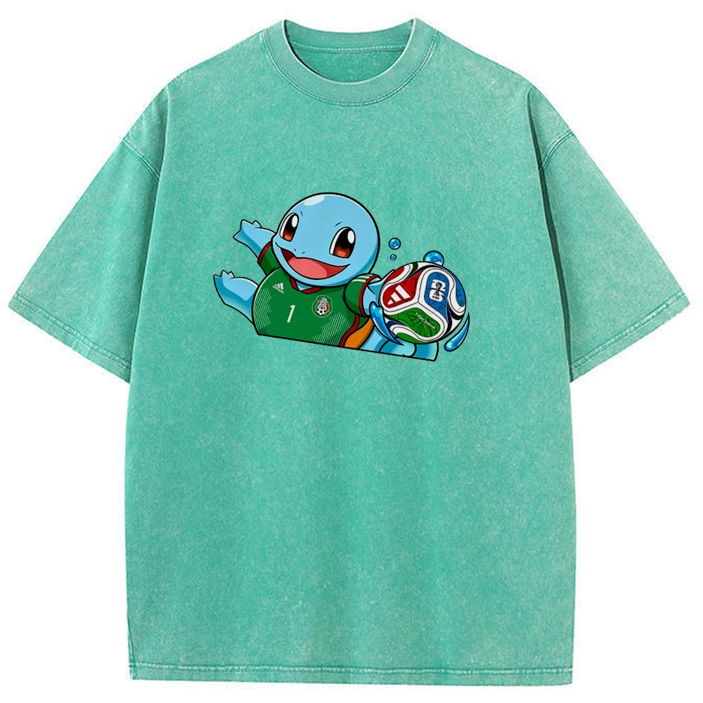 2026 World Cup Pokemon Mexico Squirtle Graphic Tee