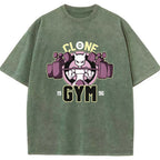 Grunge Ghost Gym Gengar Wash Vintage Tee | Pokemon Anime