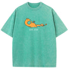 Cute Parent & Kid Dragonite Vintage Washed T-Shirt